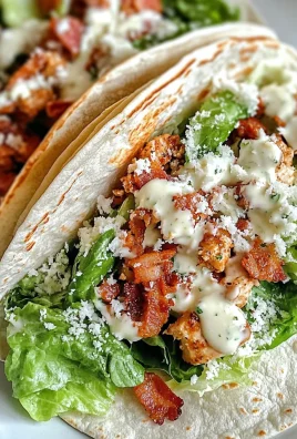 Smash Chicken Caesar Tacos