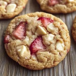 Strawberry White Chocolate Cookies