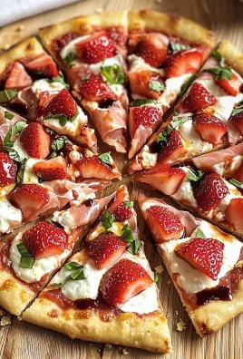 The BEST Strawberry Pizza