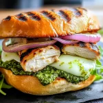 Ultimate Grilled Chicken Pesto Sandwich