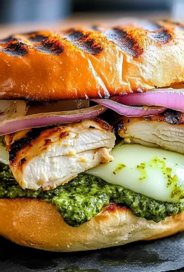 Ultimate Grilled Chicken Pesto Sandwich