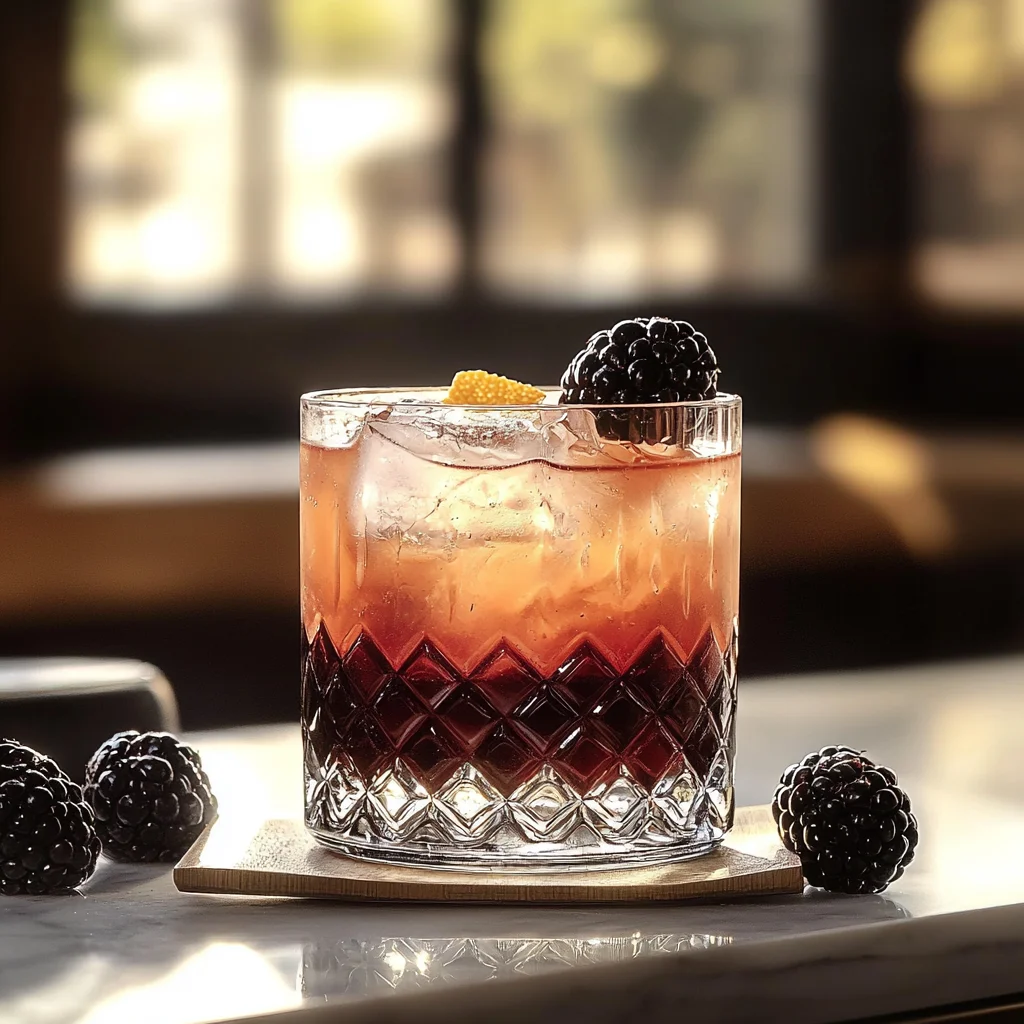 Vanilla Earl Grey Blackberry Mocktail