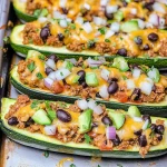 Zucchini Taco Boats