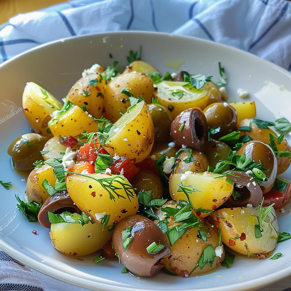 Amazing Mediterranean Potato Salad: 2 Flavors to Adore