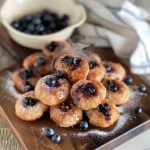 Baked Blueberry Fritter Bites