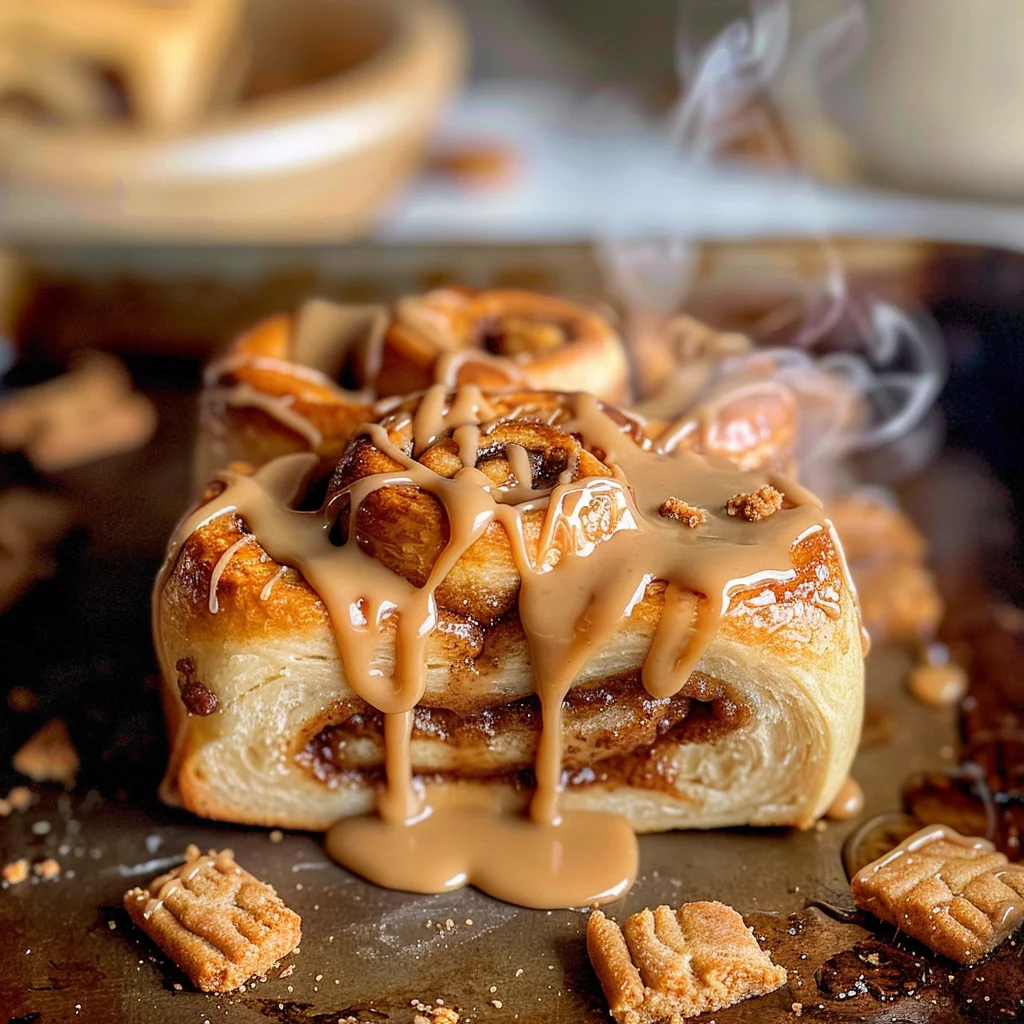 Biscoff Cookie Butter Cinnamon Rolls Recipe