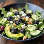Blackberry, Avocado, and Arugula Salad
