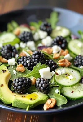 Blackberry, Avocado, and Arugula Salad