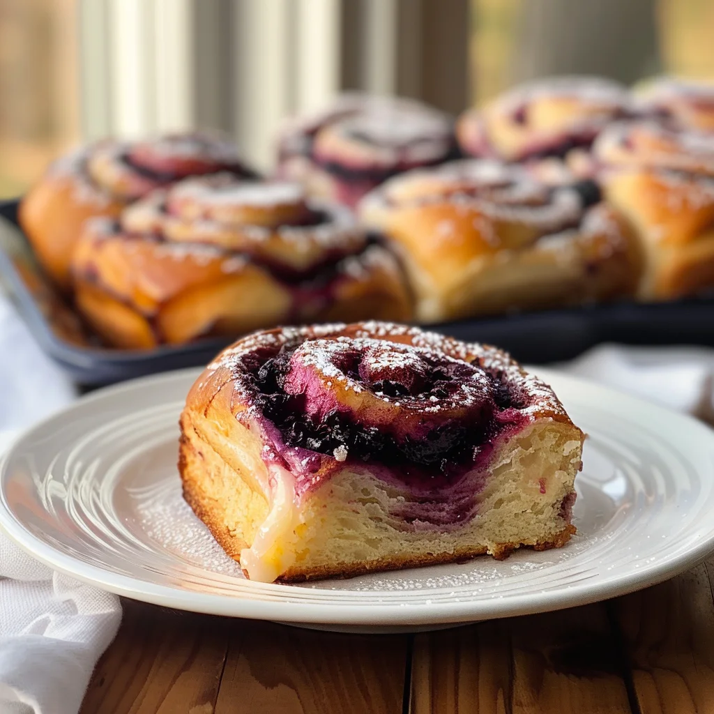 Blackberry Cinnamon Rolls