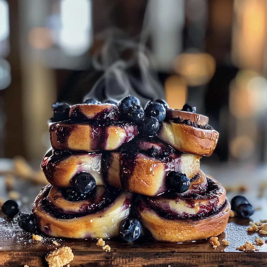 Blueberry Cinnamon Rolls