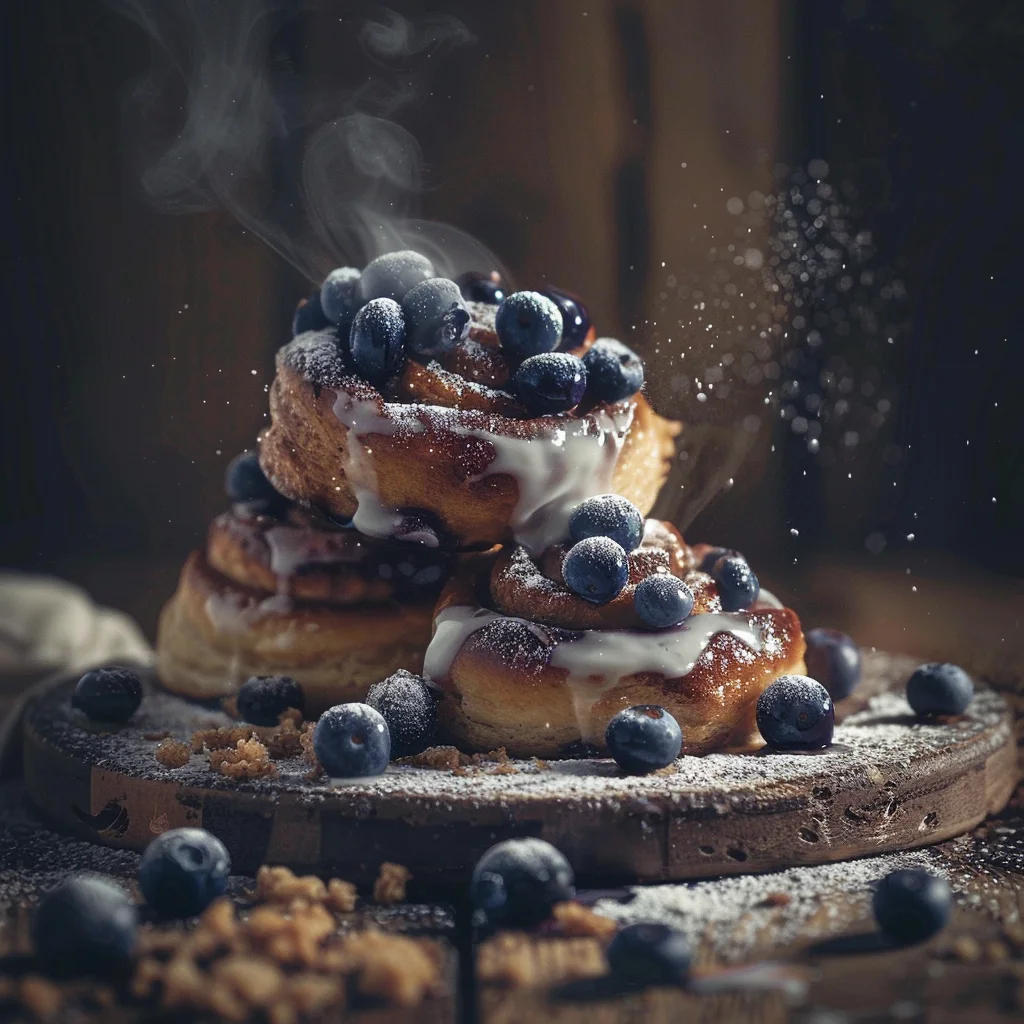 Blueberry Cinnamon Rolls image 3