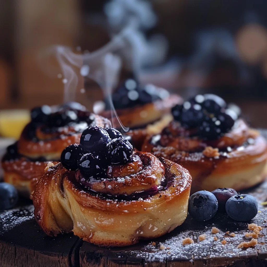 Blueberry Cinnamon Rolls image 4