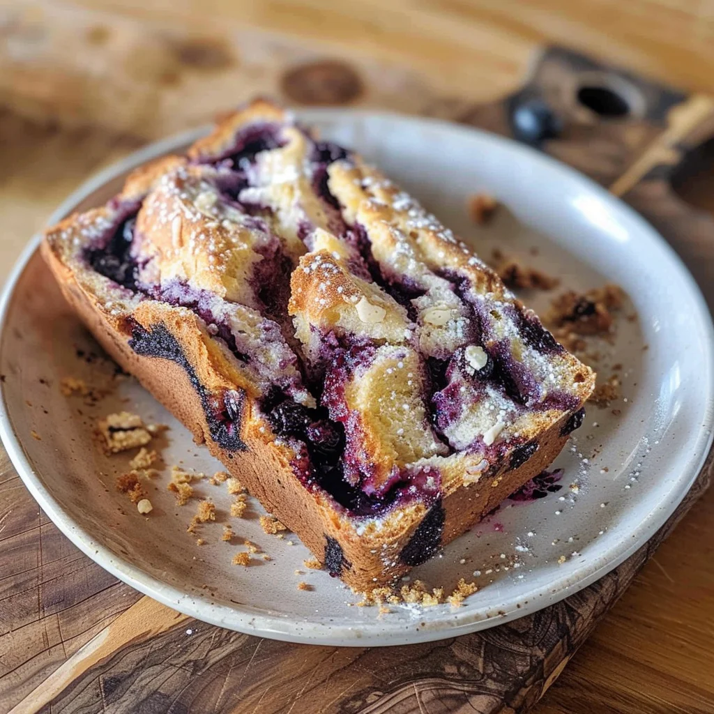 Blueberry Cream Cheese Bread