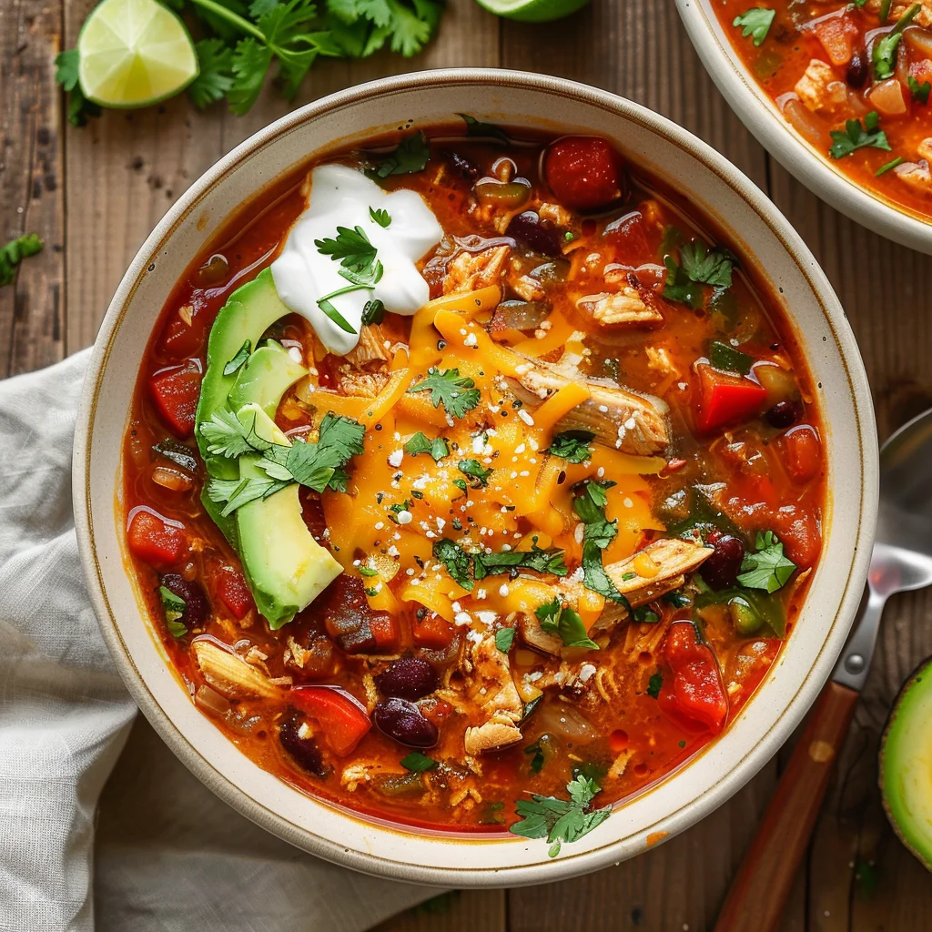 Chicken Tomato Rice Soup
