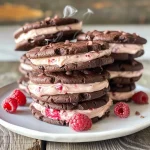 Chocolate Raspberry Sandwich Cookies