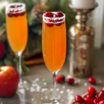 Cinnamon Apple Cranberry Mimosa