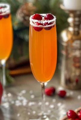 Cinnamon Apple Cranberry Mimosa