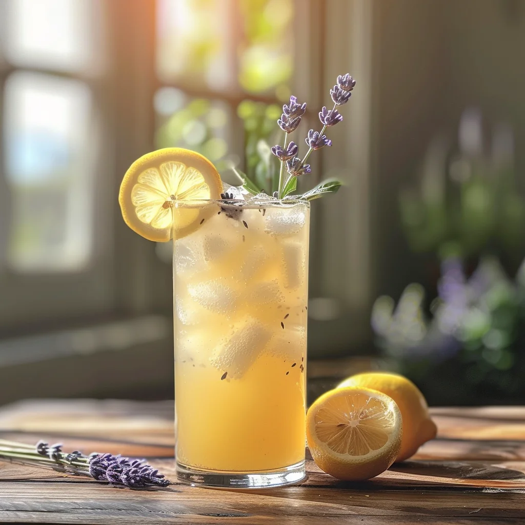 Coconut Lavender Lemonade Mocktail