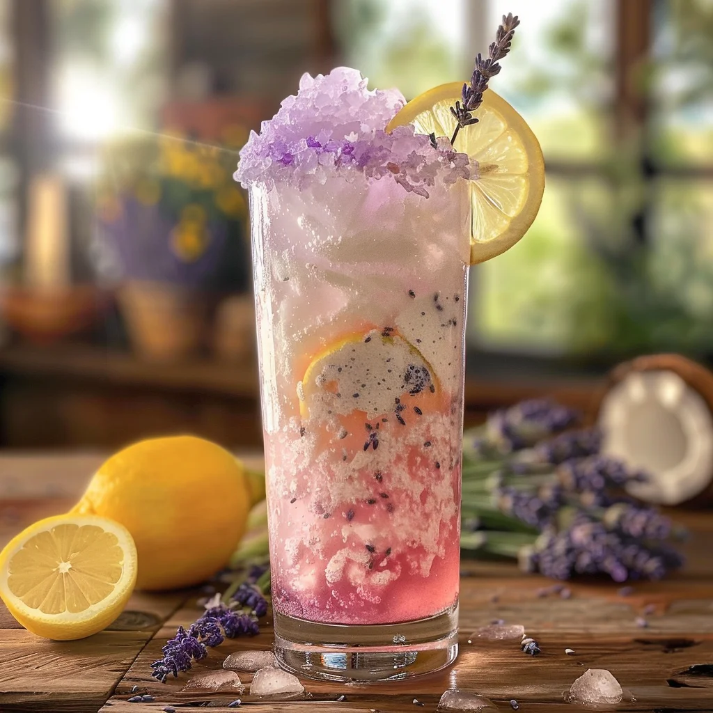 Coconut Lavender Lemonade Mocktail image 3