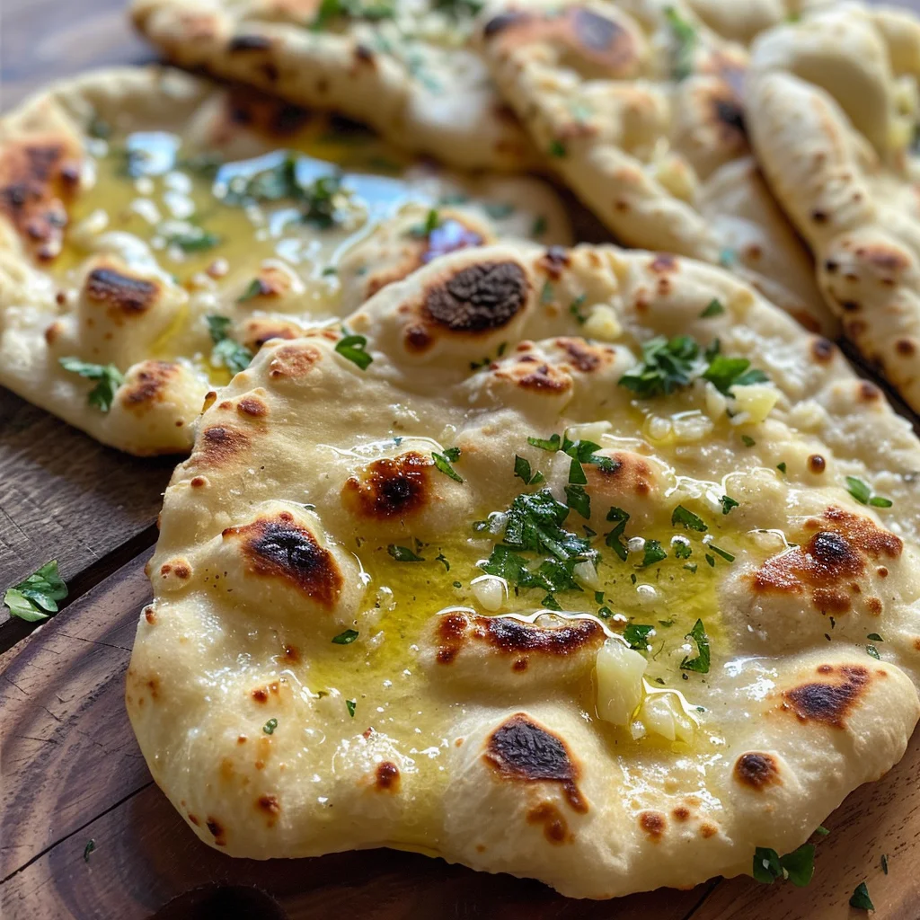 Cottage Cheese Garlic Naan (High Protein, No Yeast!)