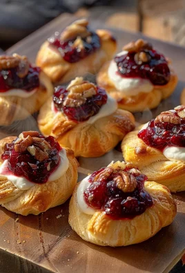 Cranberry Cream Cheese Crescent Bites