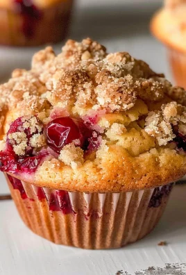 Cranberry Orange Muffins with Streusel