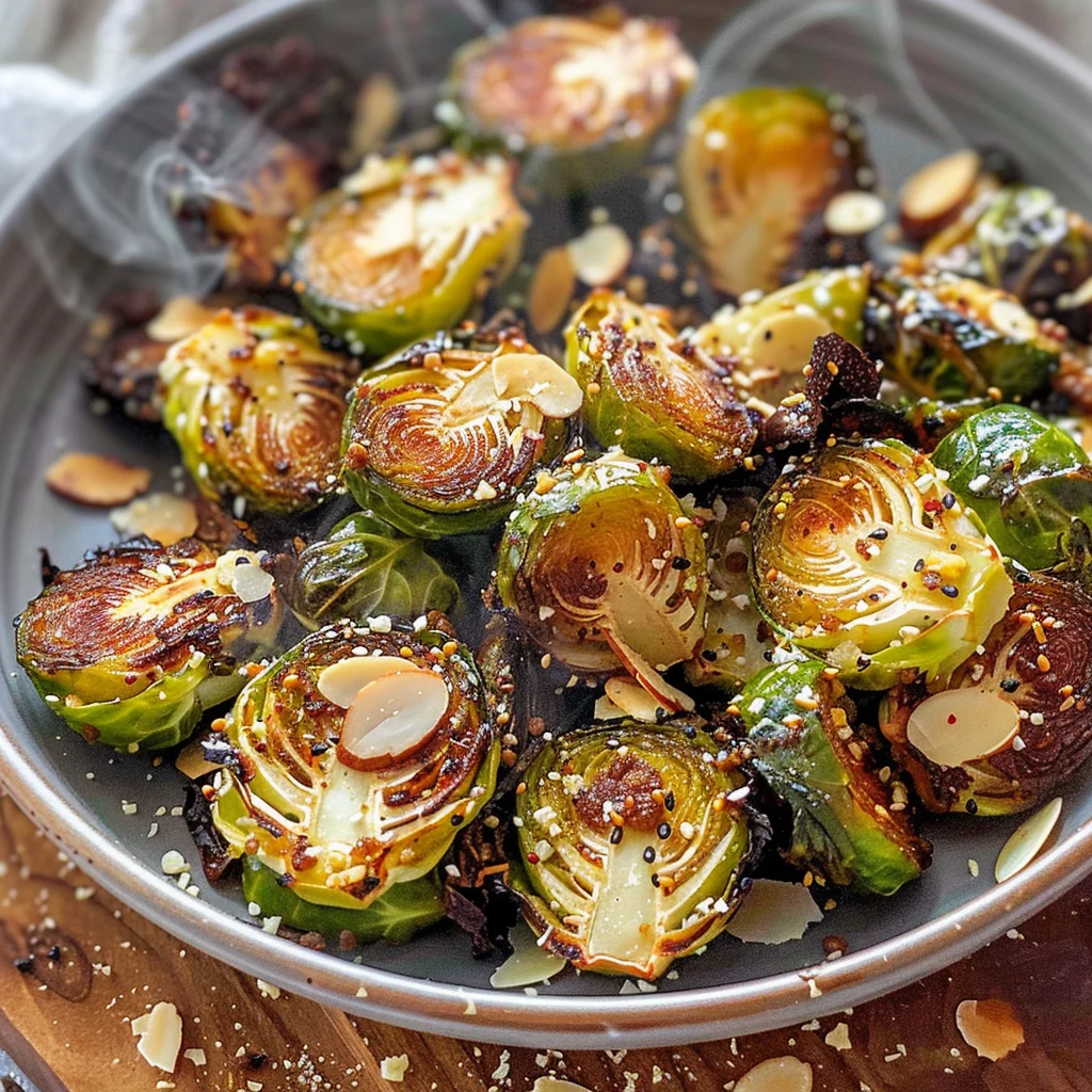 Crispy Air Fryer Brussels Sprouts (Keto, Low Carb)