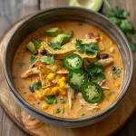 Crockpot Mexican Street Corn & Chicken Chowder