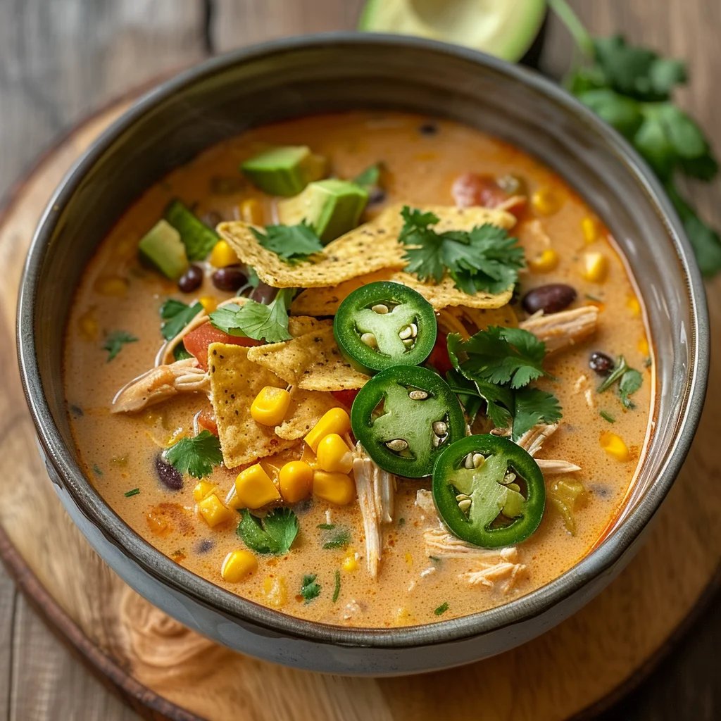 Crockpot Mexican Street Corn & Chicken Chowder