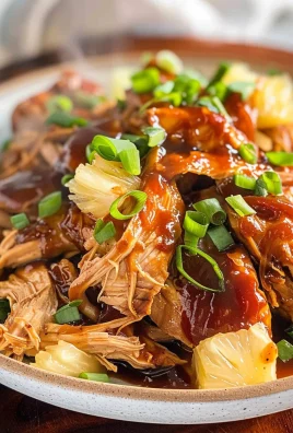 Crockpot Pineapple BBQ Chicken