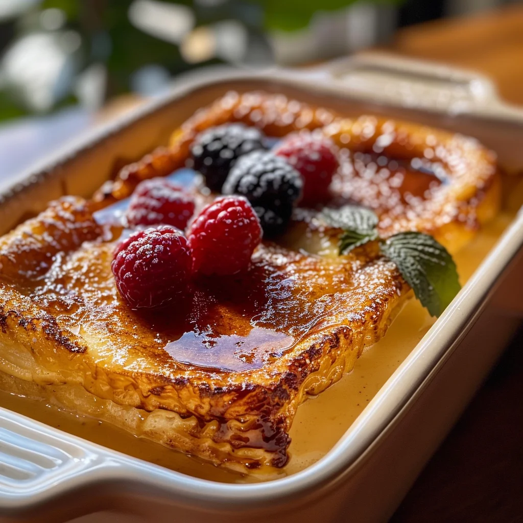 Decadent Crème Brûlée French Toast Casserole: A Sweet and Savory Brunch Delight