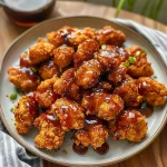 Delicious Baked Honey BBQ Popcorn Chicken Recipe