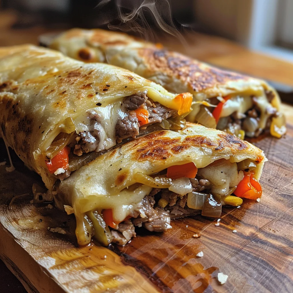 Delicious Keto Philly Cheesesteak Roll Ups image 4