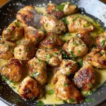 Grilled Chicken Bites with Creamy Garlic Sauce