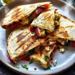 Grilled Mediterranean Veggie Quesadillas