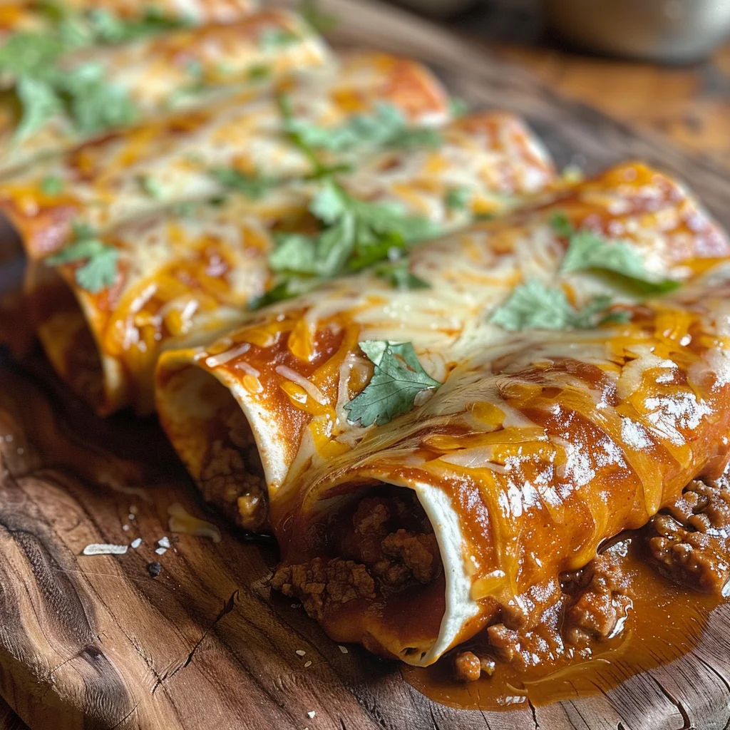 Ground Beef Enchiladas