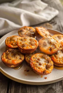 High-Protein Pancake Sausage Mini Muffins