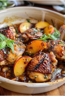Honey Butter Peach Chicken