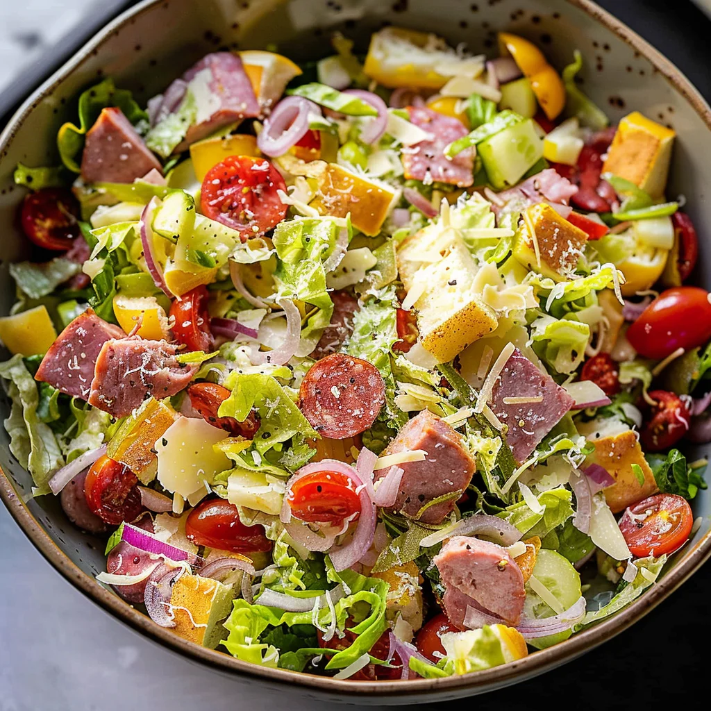 Italian Grinder Salad (Chopped Sub Salad)