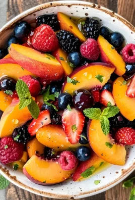 Peach Berry Fruit Salad