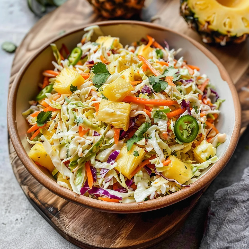 Pineapple Coleslaw