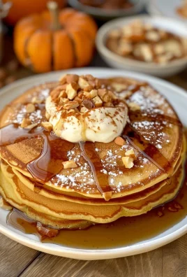 Pumpkin Greek Yogurt Pancakes