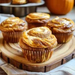 Pumpkin Swirl Muffins