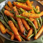 Roasted Carrots and Green Beans