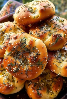 Rosemary Garlic Focaccia Muffins
