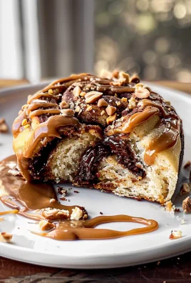 "Snickers" Cinnamon Rolls