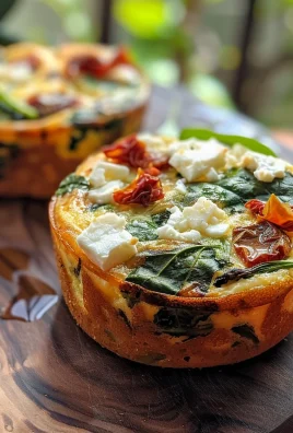 Spinach, Feta, and Sun-Dried Tomato Egg Muffins