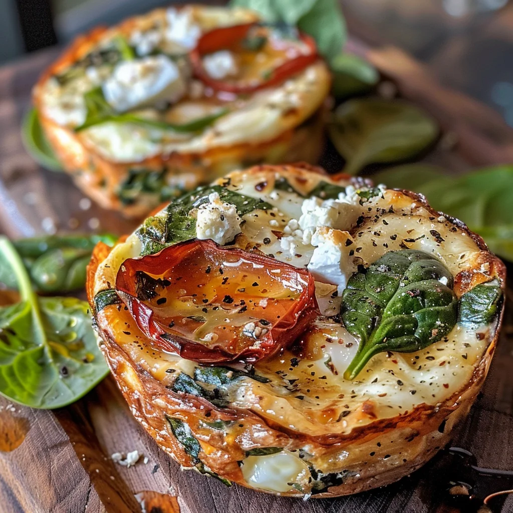 Spinach, Feta, and Sun-Dried Tomato Egg Muffins image 2