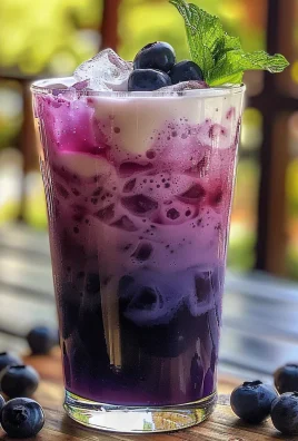 Sugar Free Blueberry Italian Cream Soda
