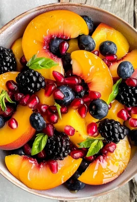 Summer Peach Fruit Salad